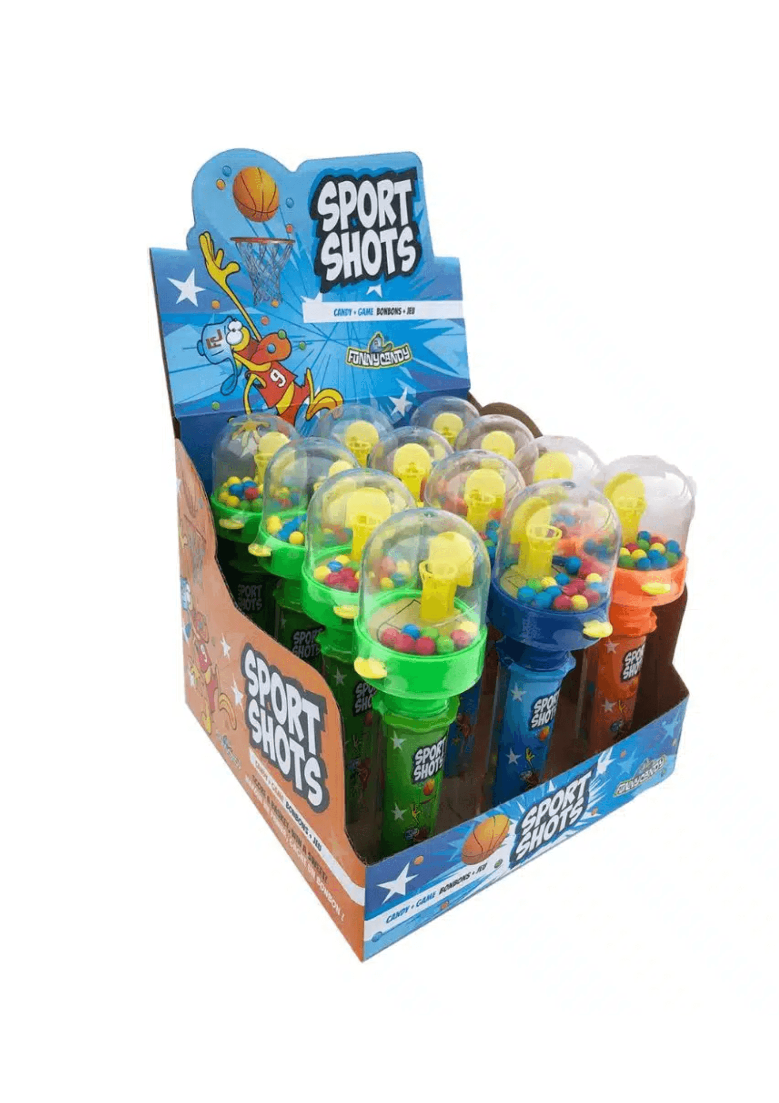 Sport Shots Candy + Game - 16 g x 12