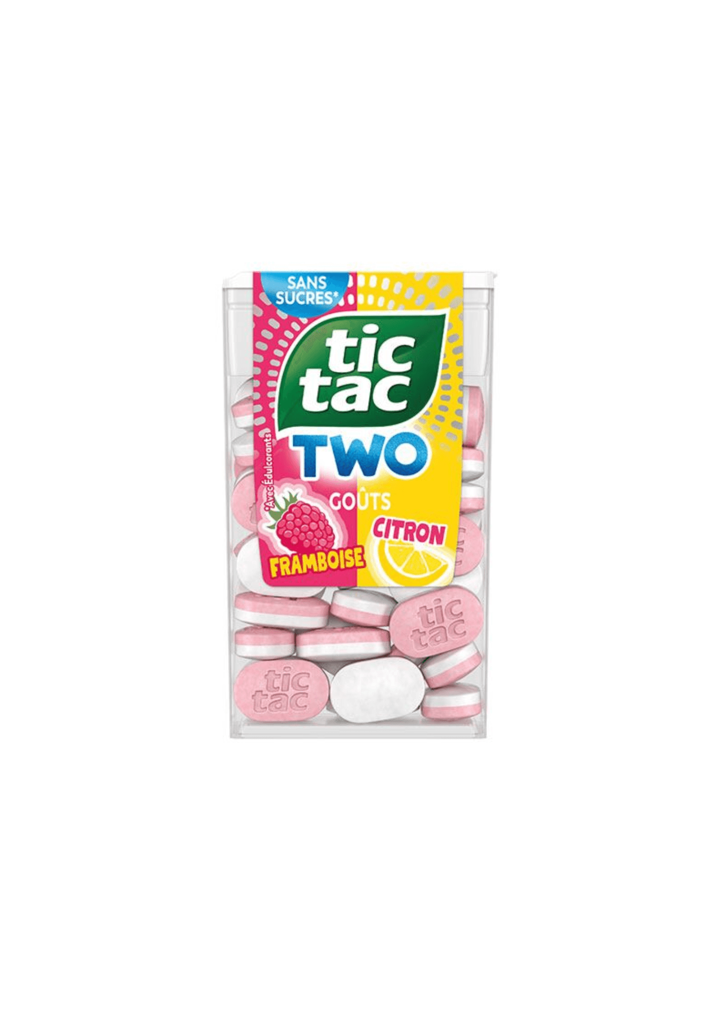 Tic Tac Two - Framboise & Citron - 16 x 38,5 g