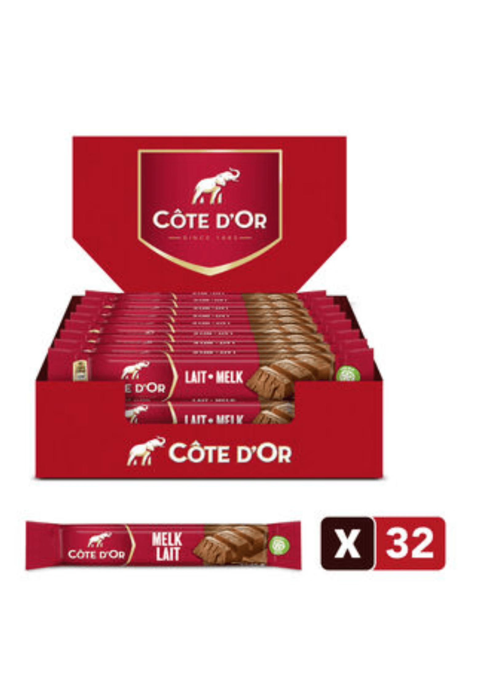 Côte d'Or Bâton Chocolat au Lait - 32 x 47 g
