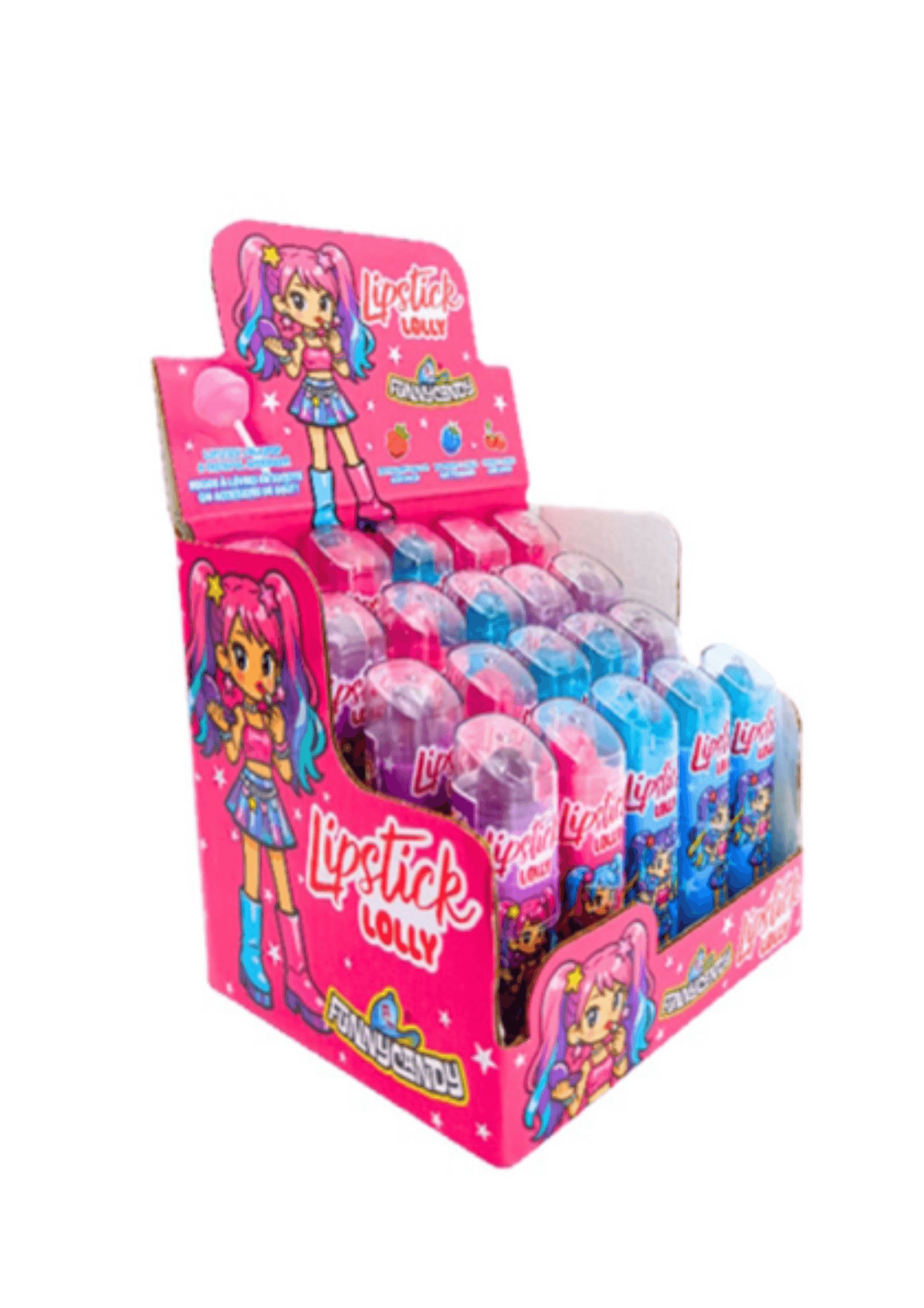 Funny CandyLipstick Lolly - 20 x 5 g