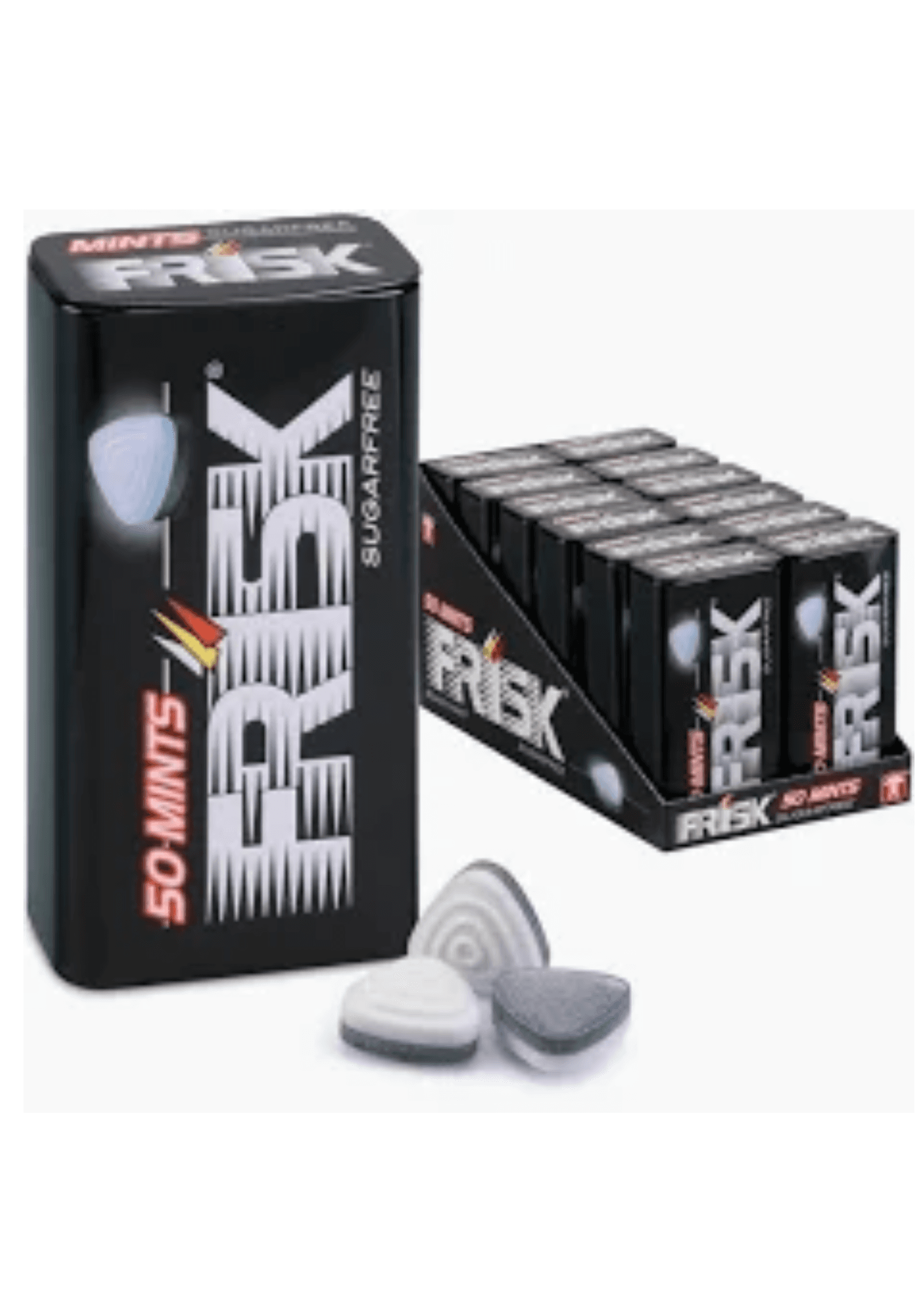 Frisk Pastilles sans sucre goût menthe - 12 x 35 g