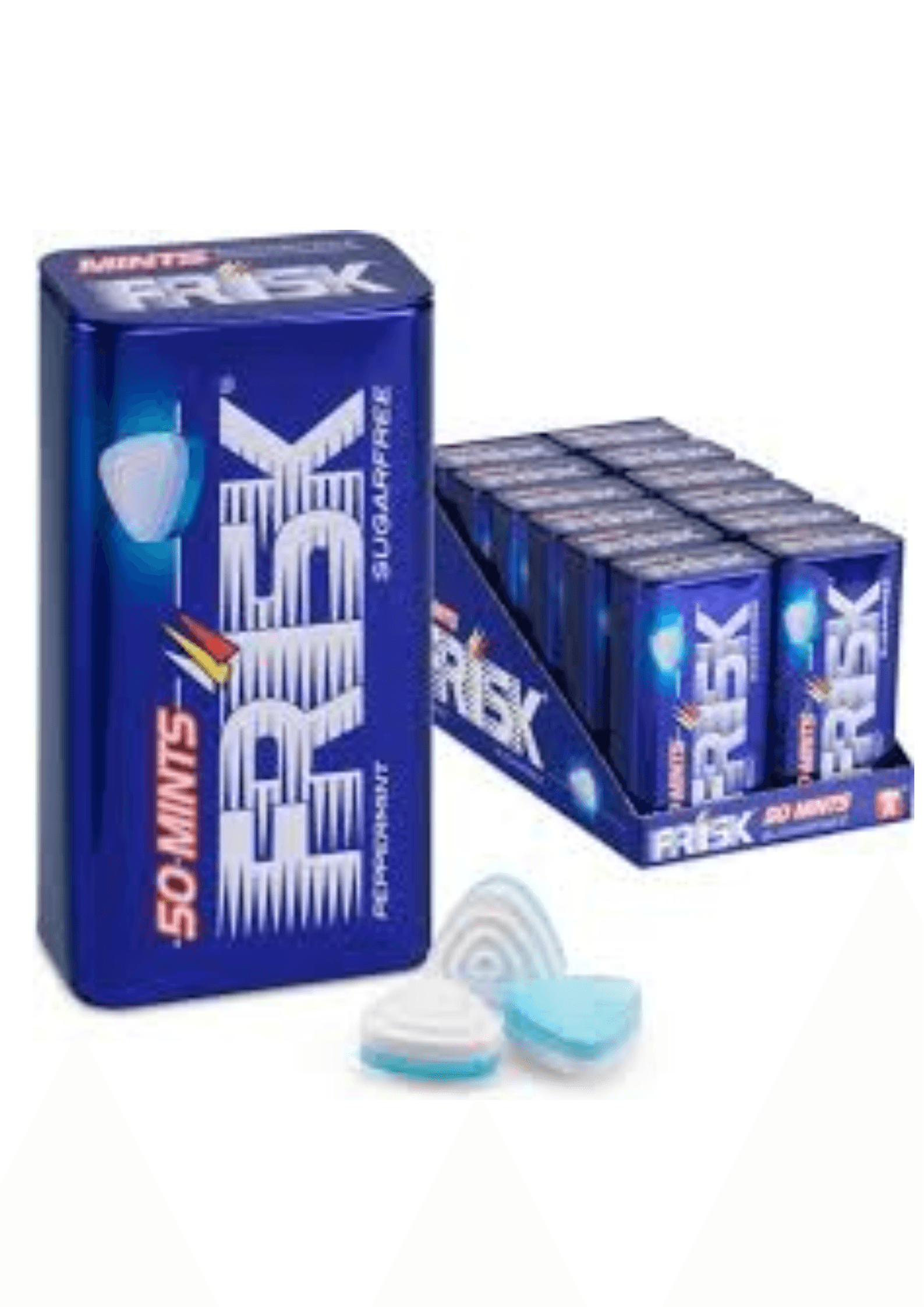 Frisk Pastilles sans sucre goût menthe poivrée - 12 x 35 g
