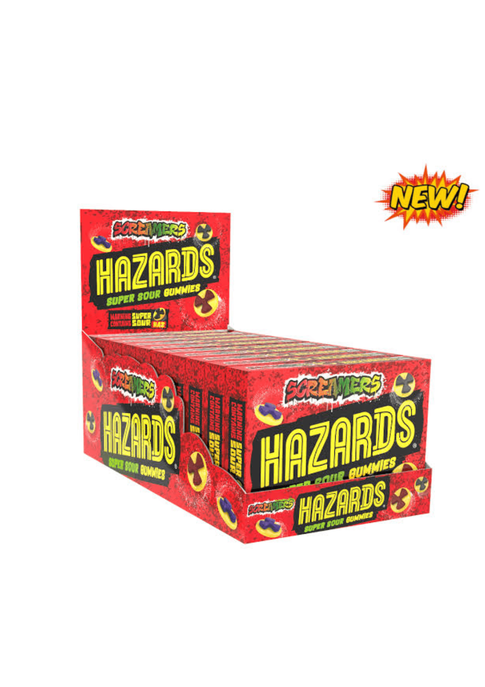 Screamers Hazards Super Sour - 10 x 100g