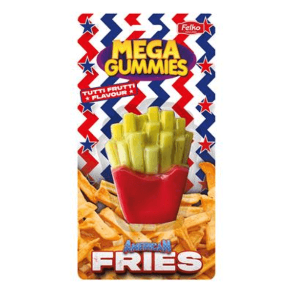 Felko Holland Mega Gummies American Fries - 11 x 120 g