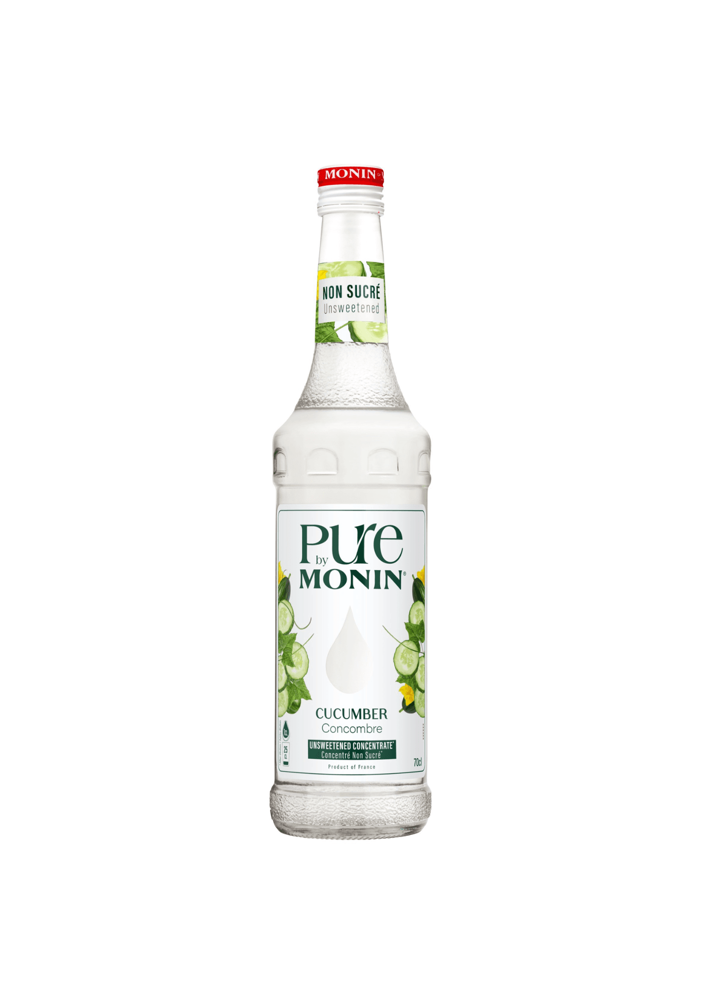Pure Monin Concentré de Concombre Non Sucré - 70 cl
