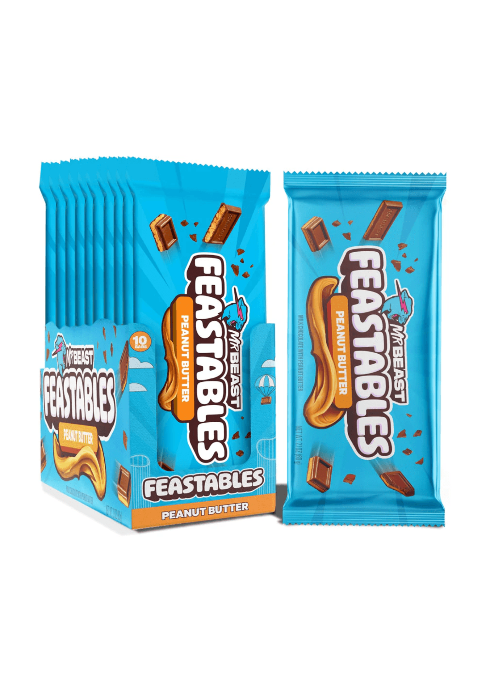 Feastables Caramel - 10 x 60 g