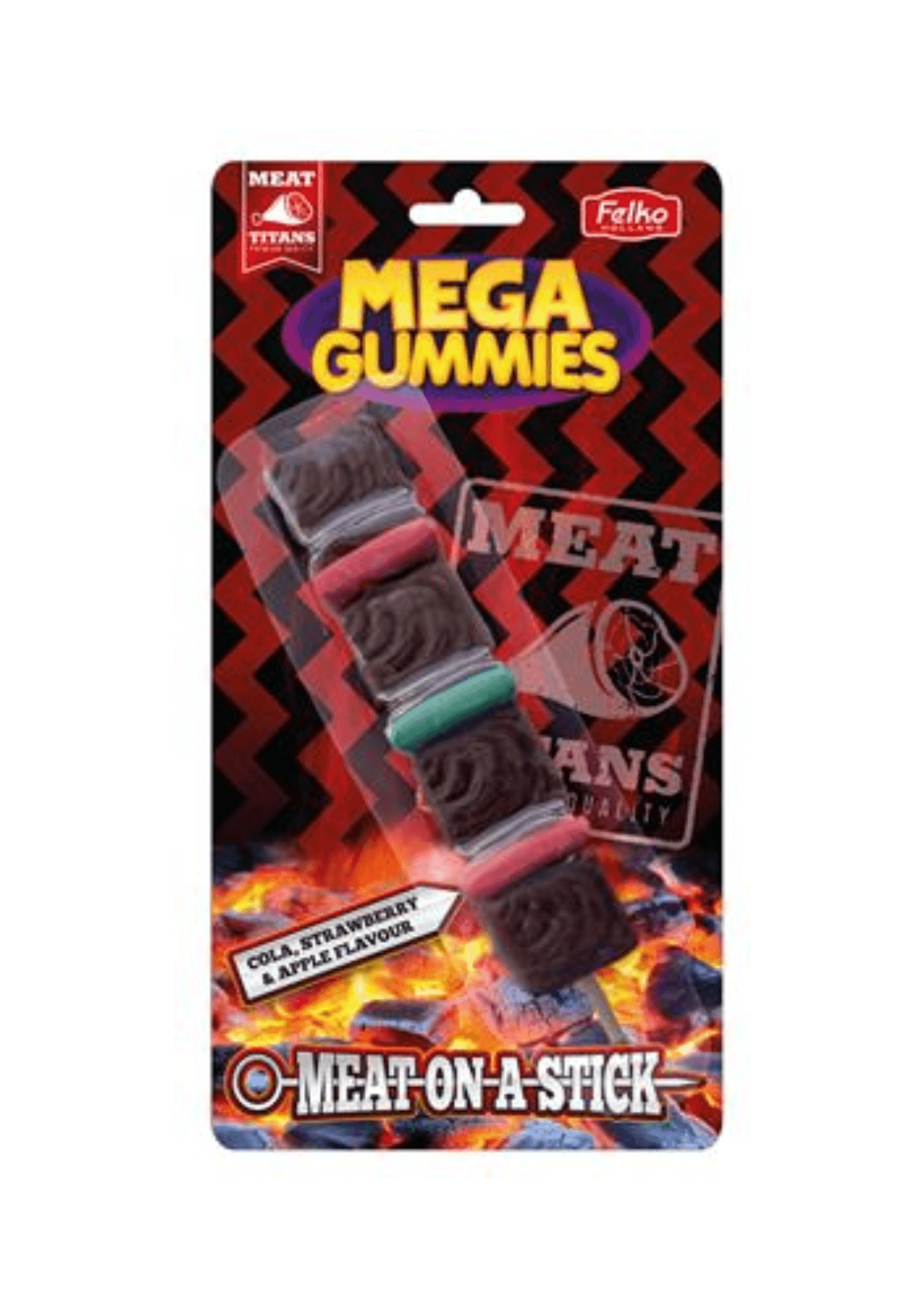 Felko Mega Gummies Meat-On-a-Stick - 9 x 120 g