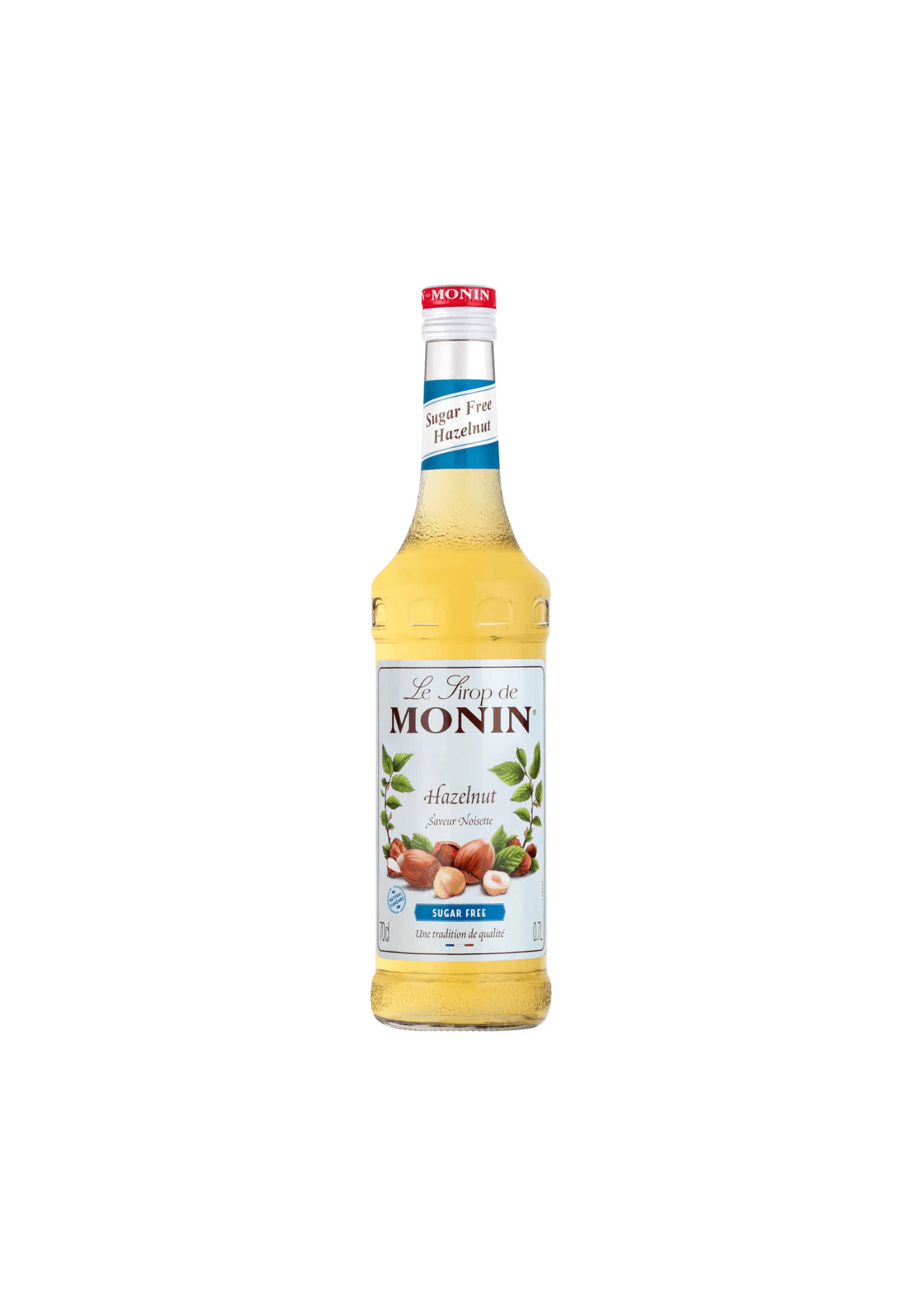 Monin Sirop Saveur Noisette Sans Sucre - 70 cl