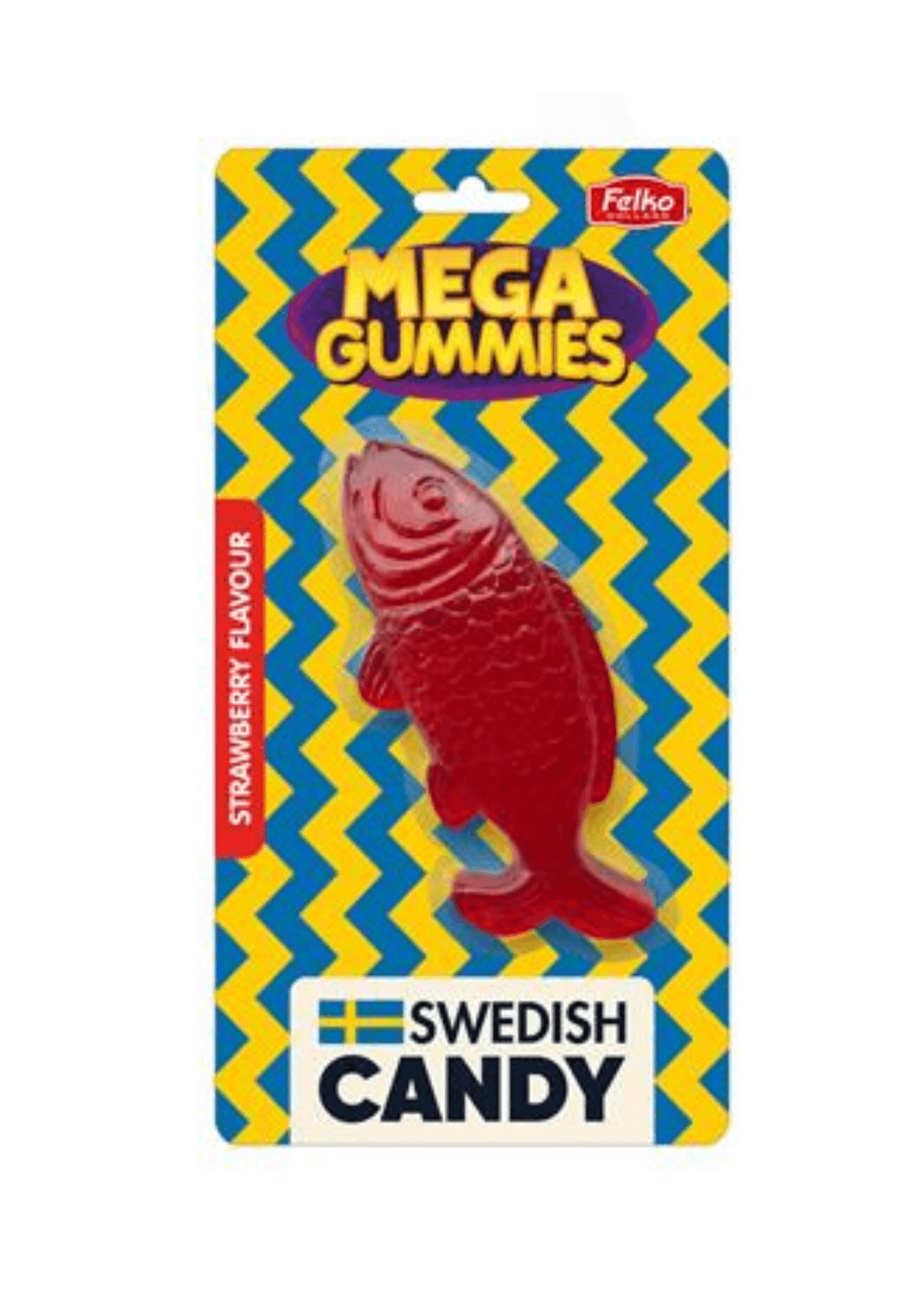 Felko Mega Gummies Poisson Fraise - 14 x 120 g