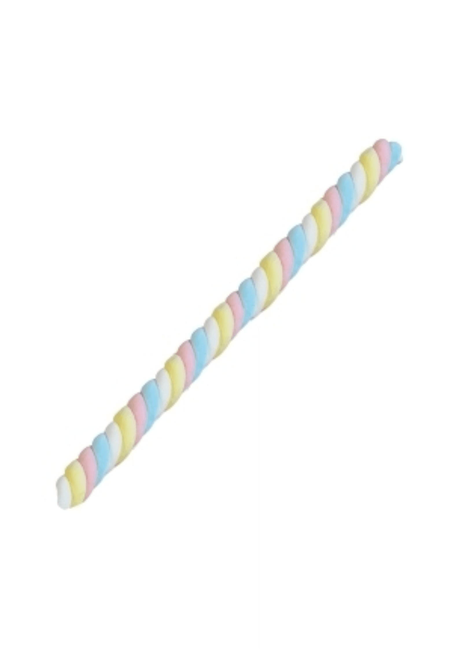Fini Guimauve Géante 67 cm Twist Torsadée Multicolores - 57 pièces