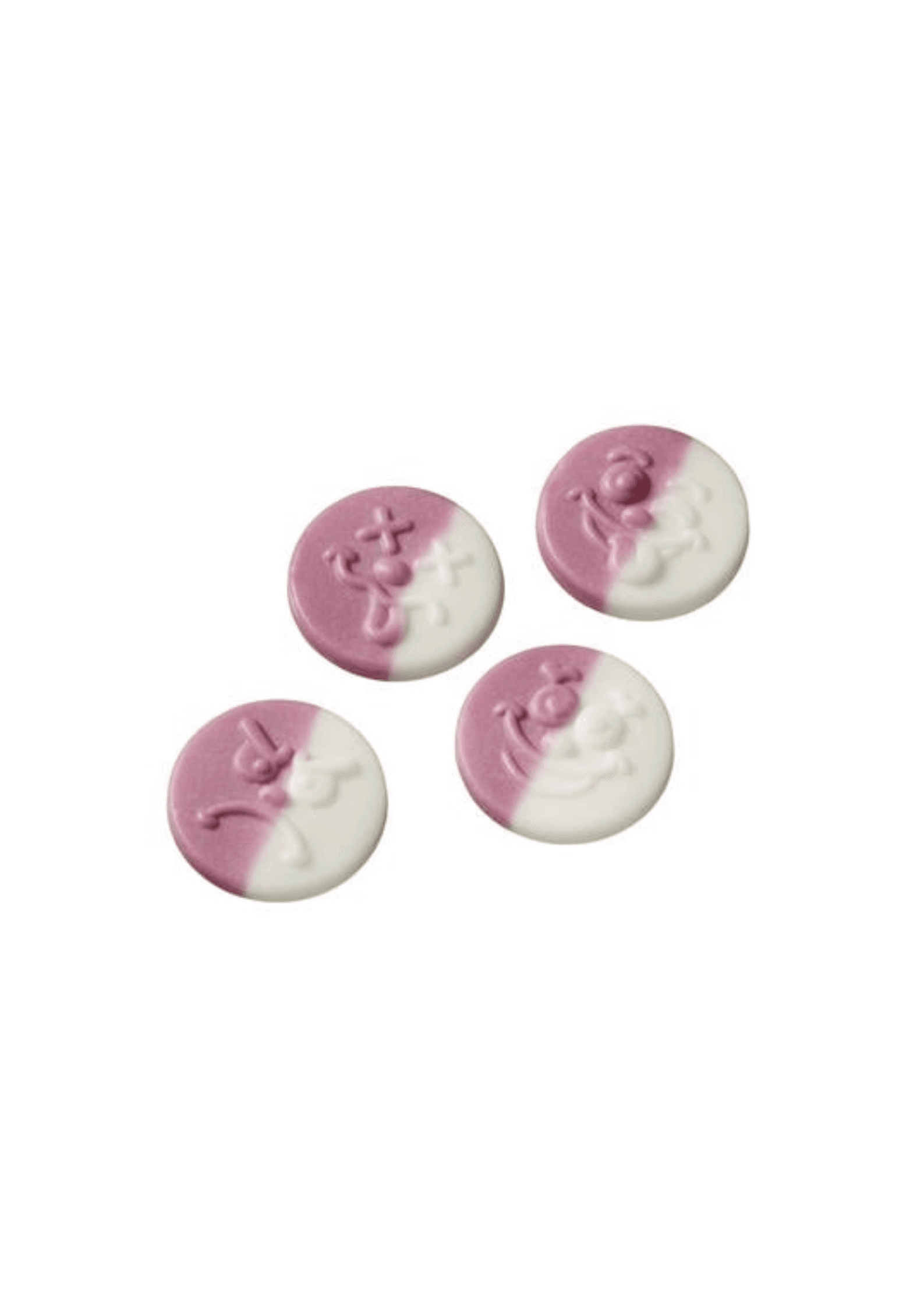 Frisia Vegan Foam Smiles framboise vanille - 1,25 kg