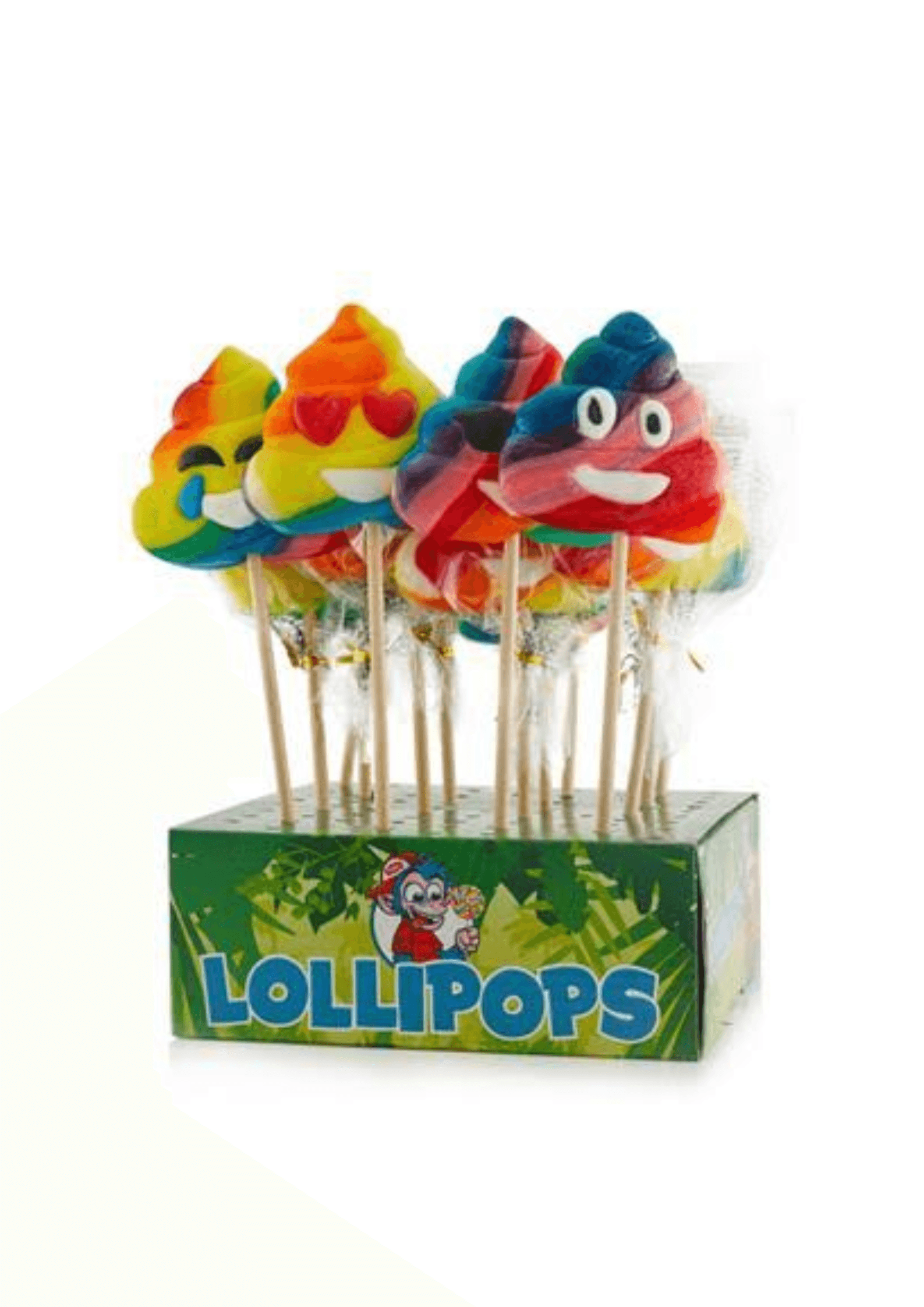 Felko Multicolored Poo Lollipop - 16 x 65 g