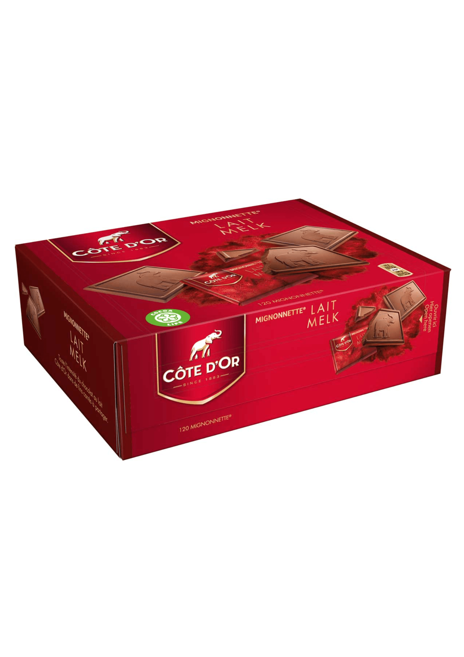 Côte d'Or Mignonnette Melk - 10 g x 120 stuks