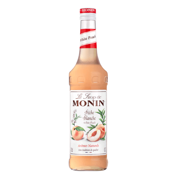 Monin Sirop Saveur Pêche Blanche - 70 cl