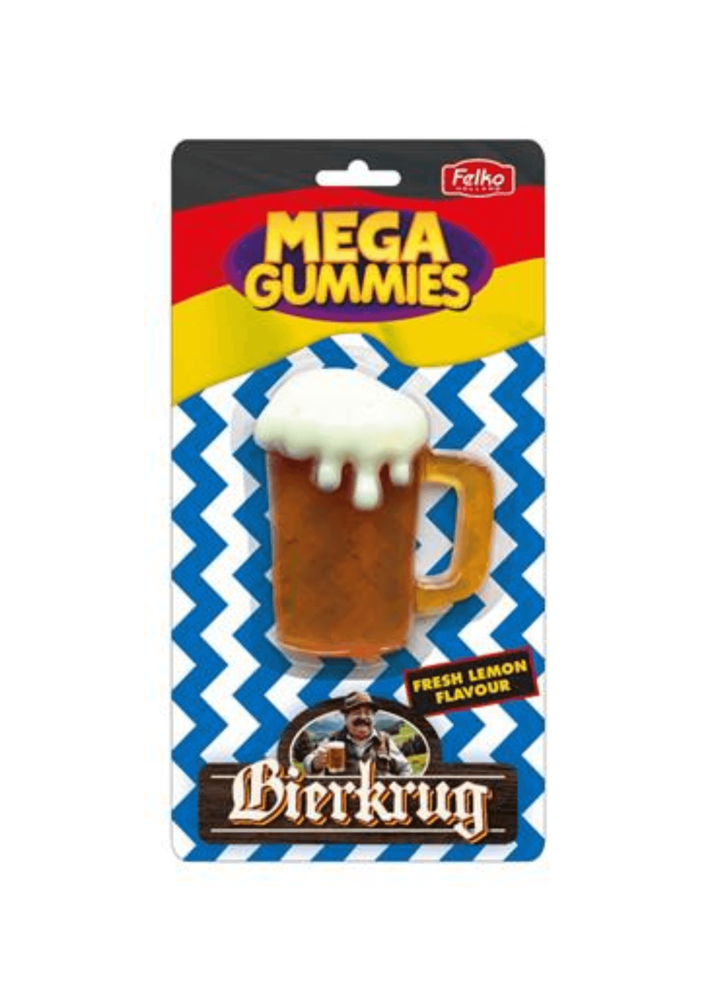 Felko Mega Gummies Beer Lemon Flavor - 11 x 120 g