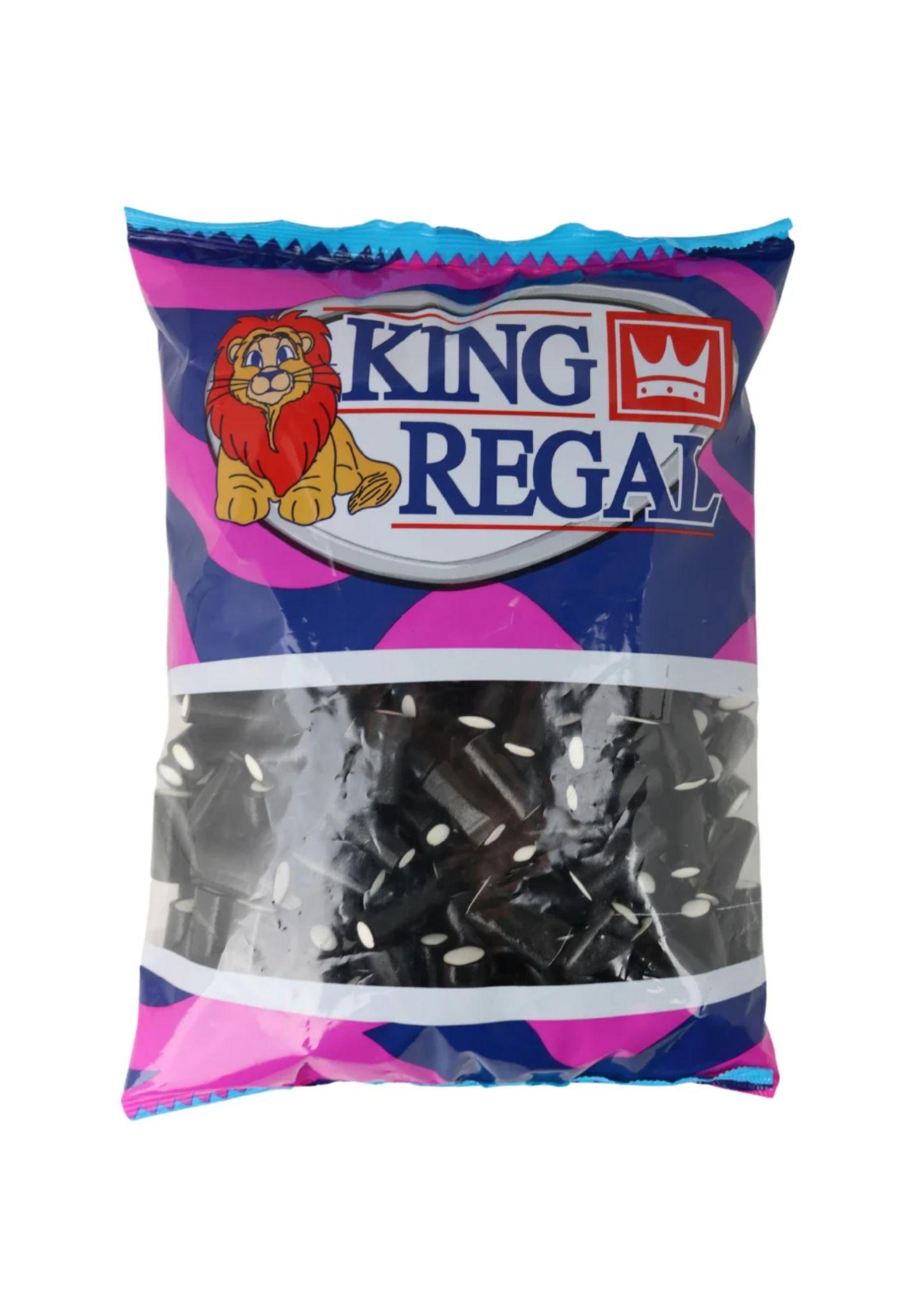 King Regal Liquorice Mint Filled Bites - 1kg - 1
